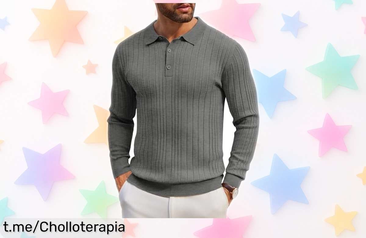 Suéter tipo polo COOFANDY para hombre, clásico y a un precio sorprendente que no querrás dejar escapar. ¡Sé el primero en aprovechar esta oferta increíble!