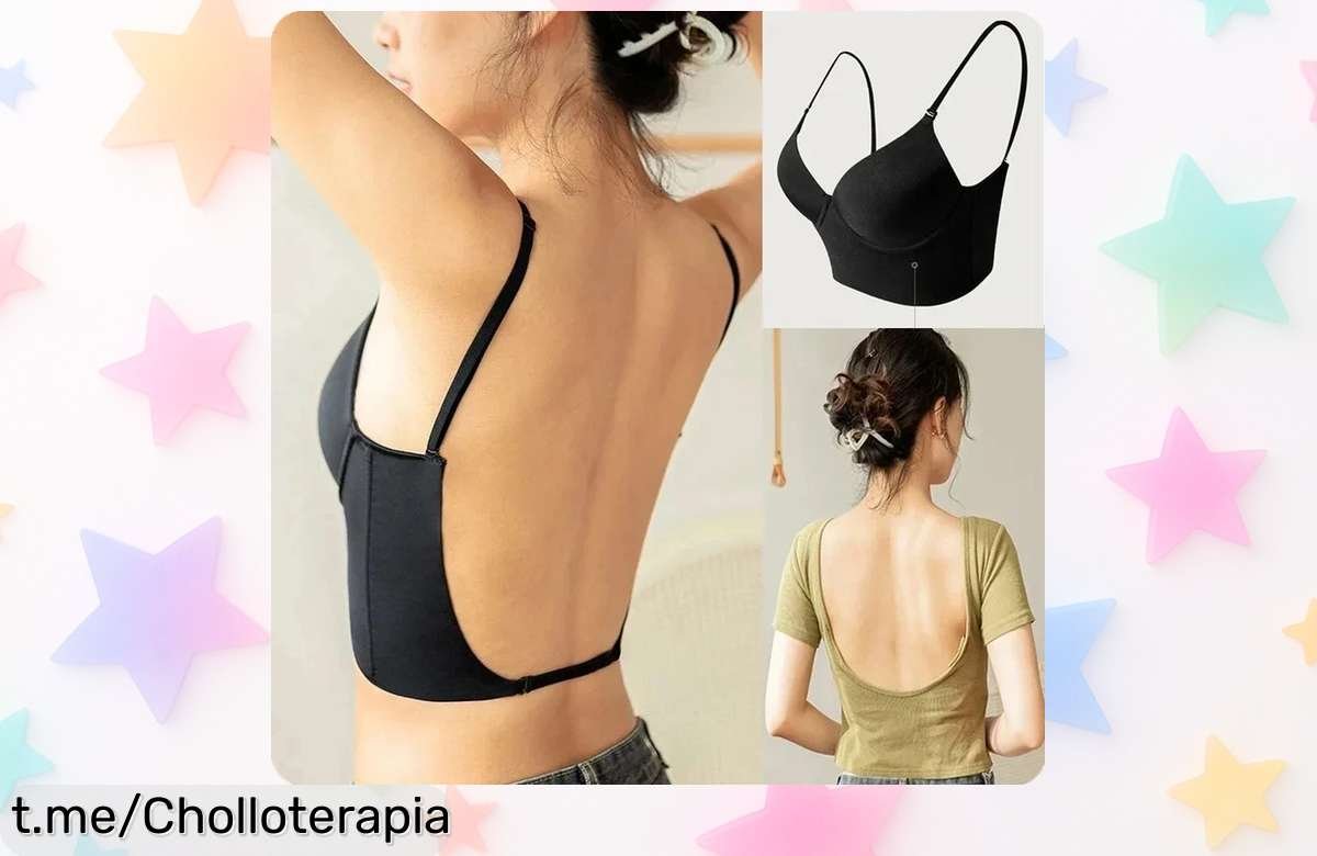 Sujeta tu look con este sujetador invisible sin costuras, perfecto para destacar bajo cualquier outfit y llévatelo a casa por un precio de escándalo, no te quedes sin el tuyo.