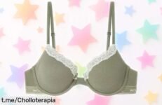Sujetador clásico de Women’secret: precio loco en diseño elegante que sujeta genial todo el día, ¡no te lo pierdas y siente la comodidad con estilo ahora mismo!