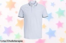 Super chollo: Polo Jjepaulos de JACK & JONES, corte ajustado y detalles sorprendentes para que renueves tu armario sin pensarlo más. ¡No lo dejes escapar!