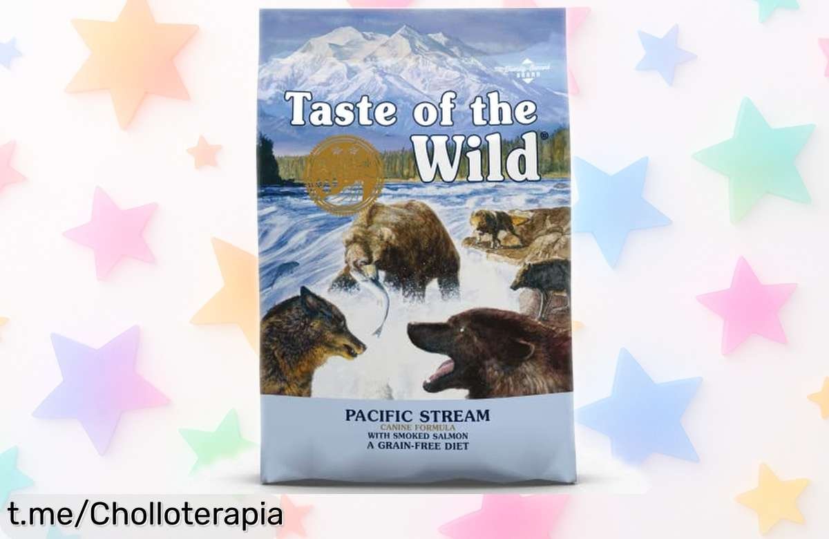 Super chollo de pienso para perros con salmón ahumado Taste Of The Wild, pack 12,2 kg perfecto para alérgicos a un precio rebajado que hará feliz a tu peludo ¡no lo dejes escapar!