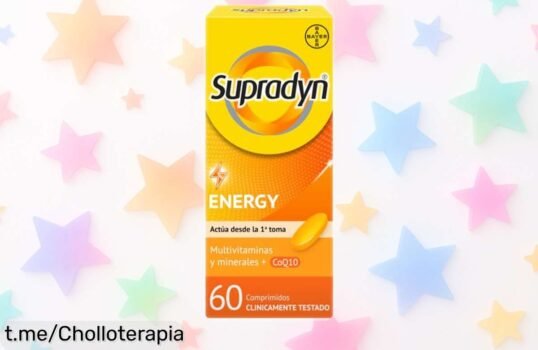 Supradyn Energy, el multivitamínico que te da pilas para todo el día a precio loco y sin complicaciones. ¡Impulsa tu energía y tus defensas ya!