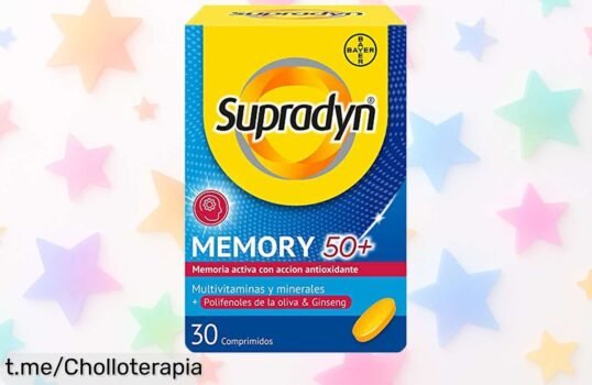 Supradyn Memory 50+ multivitaminas con ginseng a un precio loco: mejora tu memoria y energía con solo 30 comprimidos. ¡No dejes pasar esta oferta que te revitalizará!