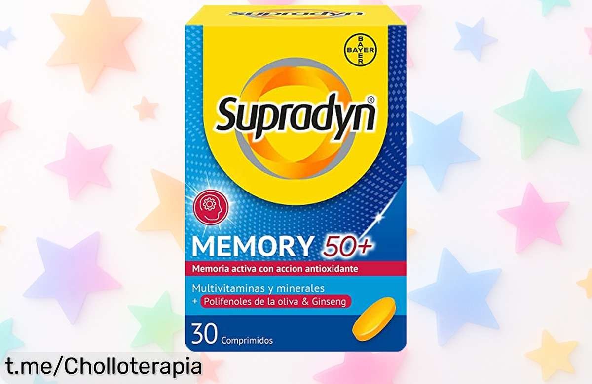 Supradyn Memory 50+ multivitaminas con ginseng a un precio loco: mejora tu memoria y energía con solo 30 comprimidos. ¡No dejes pasar esta oferta que te revitalizará!