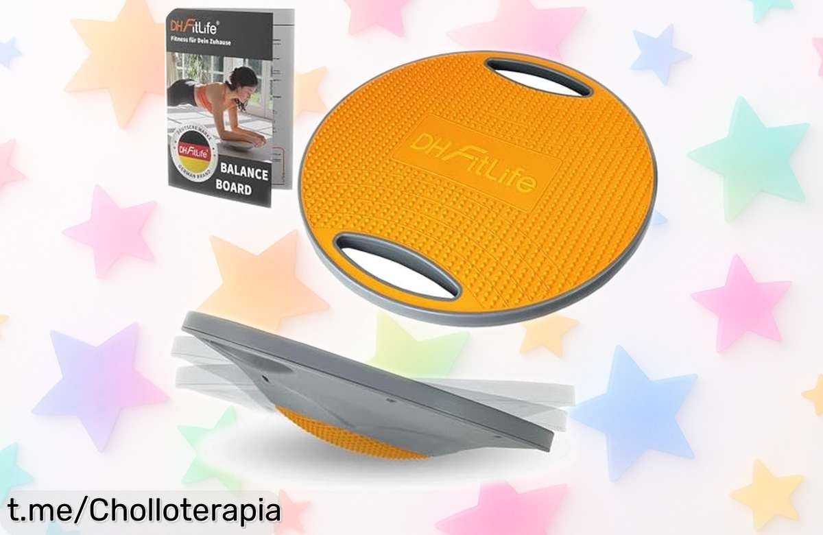 Tabla de equilibrio DH FitLife extra grande con asas a un precio increíble, ¡entrena todo tu cuerpo sin resbalones y siente la fuerza en cada movimiento!