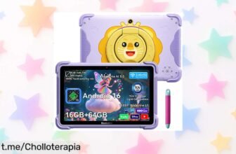 Tablet Blackview Link 1 Kids, la diversión a casi 9” en un ofertón que no puedes dejar pasar; ideal para juegos y vídeos sin complicaciones ¡Aprovecha ahora esta oportunidad única!