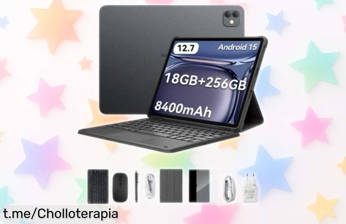 Tablet Blackview Link 8 con teclado y stylus, potencia brutal y pantalla grande a un precio de risa; no te pierdas este chollazo para trabajar o divertirte ya mismo.