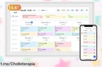Tablet calendario Tabwee P15 de 15,6” a un precio muy bajo: organiza tu vida y crea recuerdos inolvidables para toda la familia. No dejes pasar esta locura de oferta.