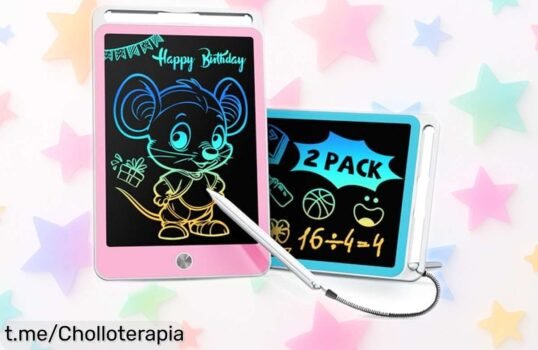 Tableta de dibujo infantil ORSEN, ¡diversión y creatividad sin molestias a un precio de ganga! Haz feliz a tu pequeño artista antes que se acaben.