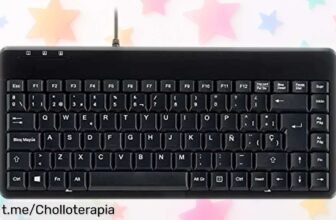 Teclado pequeño Perixx PERIBOARD409 con cable largo y teclas silenciosas a un precio loco, ¡aprovéchalo antes que se agote y transforma tu escritorio en un lugar ideal!