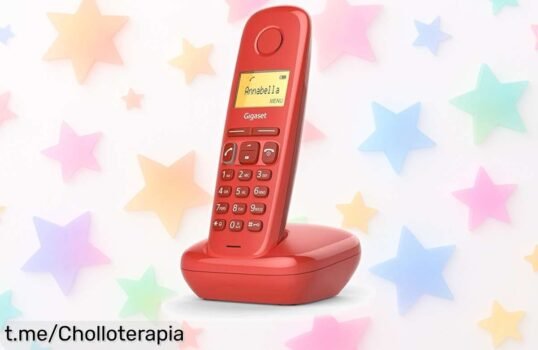 Teléfono inalámbrico Gigaset A170 a precio loco, facilidad de uso y sonido nítido para que hables sin problemas. ¡No dejes pasar este ofertón que alegrará tus charlas!