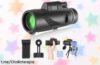 Telescopio monocular PAHTTO 80x100 con zoom potente y adaptador para móvil a un precio de ganga, ¡captura los momentos mágicos en tus aventuras antes que se acabe!