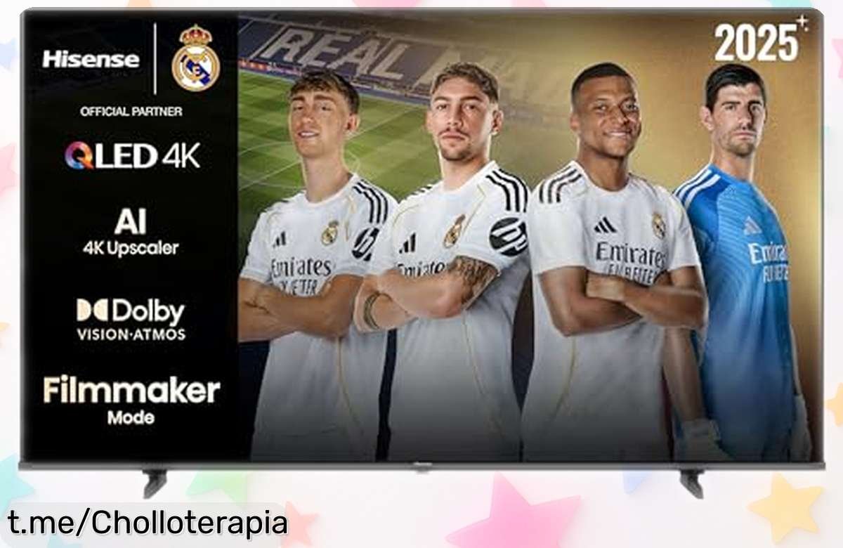 Televisor QLED Hisense 65E7Q de 65”: Oferta loca en calidad visual y sonido envolvente, vive tus juegos y películas como nunca antes. ¡Este chollo no se repite!