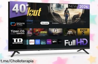 Televisor TD Systems de 40” con Tizen OS y Gaming Hub, ¡rebajado a un precio de escándalo! No te quedes sin disfrutar tus series y juegos favoritos.