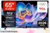 Televisor grande TCL 65V6D con imagen súper realista y movimiento ultra fluido, ¡ofertón imperdible que transformará tus momentos de entretenimiento!