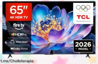 Televisor grande TCL 65V6D con imagen súper realista y movimiento ultra fluido, ¡ofertón imperdible que transformará tus momentos de entretenimiento!