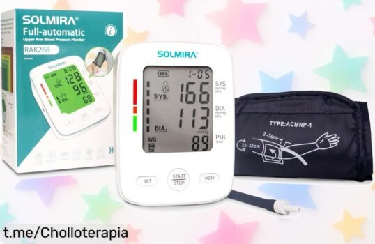 Tensiómetro digital de brazo para 2 usuarios, control fiable y práctico en casa a un precio loco que no se puede dejar pasar ¡Mide tu salud sin gastar más!