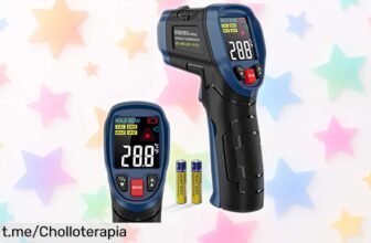 Termómetro de cocina Eventek que mide hasta 600 °C en un segundo, ¡ahora a precio regalado! No dejes pasar esta oportunidad y mejora tus recetas con este chollazo.