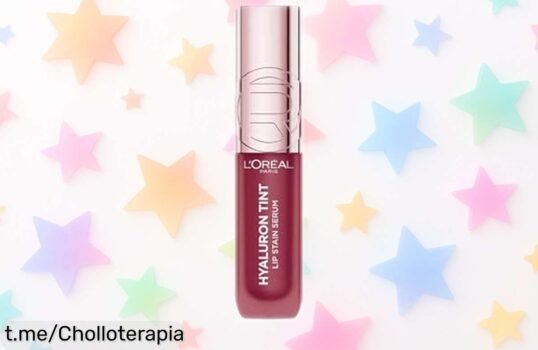 Tinta de labios multiusos L’Oréal Paris con ácido hialurónico a precio tira, hidrata y da brillo natural ¡Hazte con este chollazo que no se repite!