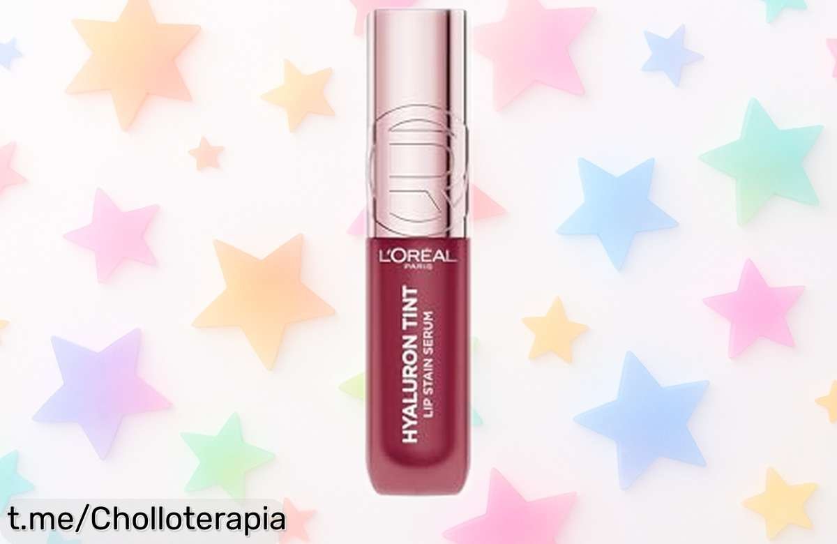 Tinta de labios multiusos L’Oréal Paris con ácido hialurónico a precio tira, hidrata y da brillo natural ¡Hazte con este chollazo que no se repite!