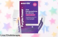 Tira blanqueadora ESMILE: Blanquea tus dientes desde la primera aplicación y cuida tu sensibilidad. Sácale partido a este precio regalado antes de que desaparezca.