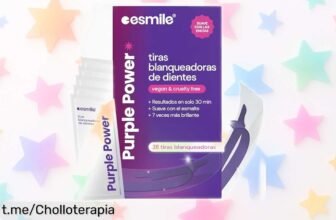 Tira blanqueadora ESMILE: Blanquea tus dientes desde la primera aplicación y cuida tu sensibilidad. Sácale partido a este precio regalado antes de que desaparezca.