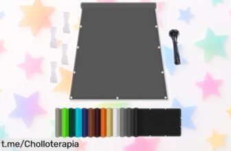 Toldo impermeable rectangular con ojales que desafía sol y lluvia, ¡chollazo a precio loco para disfrutar al aire libre sin preocupaciones!