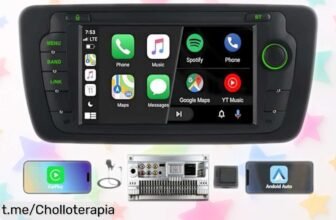 Transforma tu Seat Ibiza IV con esta radio IPS 7 que trae CarPlay y Android Auto, ¡aprovéchala ya antes de que se agote! Dale un nuevo ritmo a tus viajes.