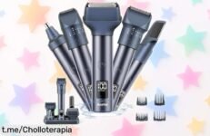 Transforma tu look con esta máquina corta pelo y barba de última generación: ¡ajustes personalizados, batería duradera y precio que parece un regalo! Aprovecha ya esta oferta.