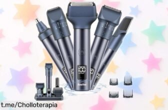 Transforma tu look con esta máquina corta pelo y barba de última generación: ¡ajustes personalizados, batería duradera y precio que parece un regalo! Aprovecha ya esta oferta.