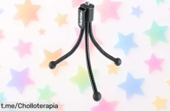 Trípode flexible compacto Hama: precio de ganga para tus fotos perfectas en cualquier lugar, ¡no dejes pasar esta oportunidad única y lleva tu creatividad al siguiente nivel!
