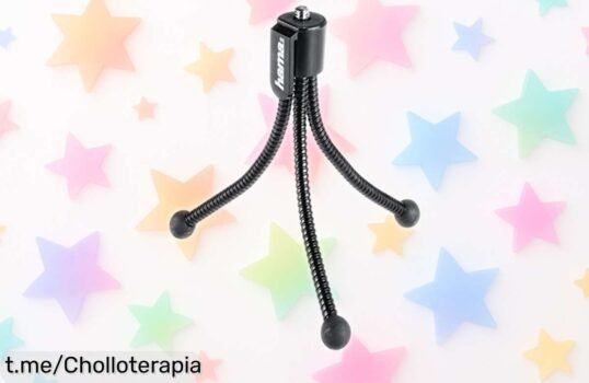 Trípode flexible compacto Hama: precio de ganga para tus fotos perfectas en cualquier lugar, ¡no dejes pasar esta oportunidad única y lleva tu creatividad al siguiente nivel!