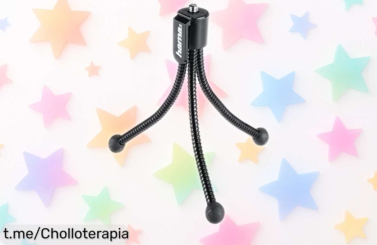 Trípode flexible compacto Hama: precio de ganga para tus fotos perfectas en cualquier lugar, ¡no dejes pasar esta oportunidad única y lleva tu creatividad al siguiente nivel!