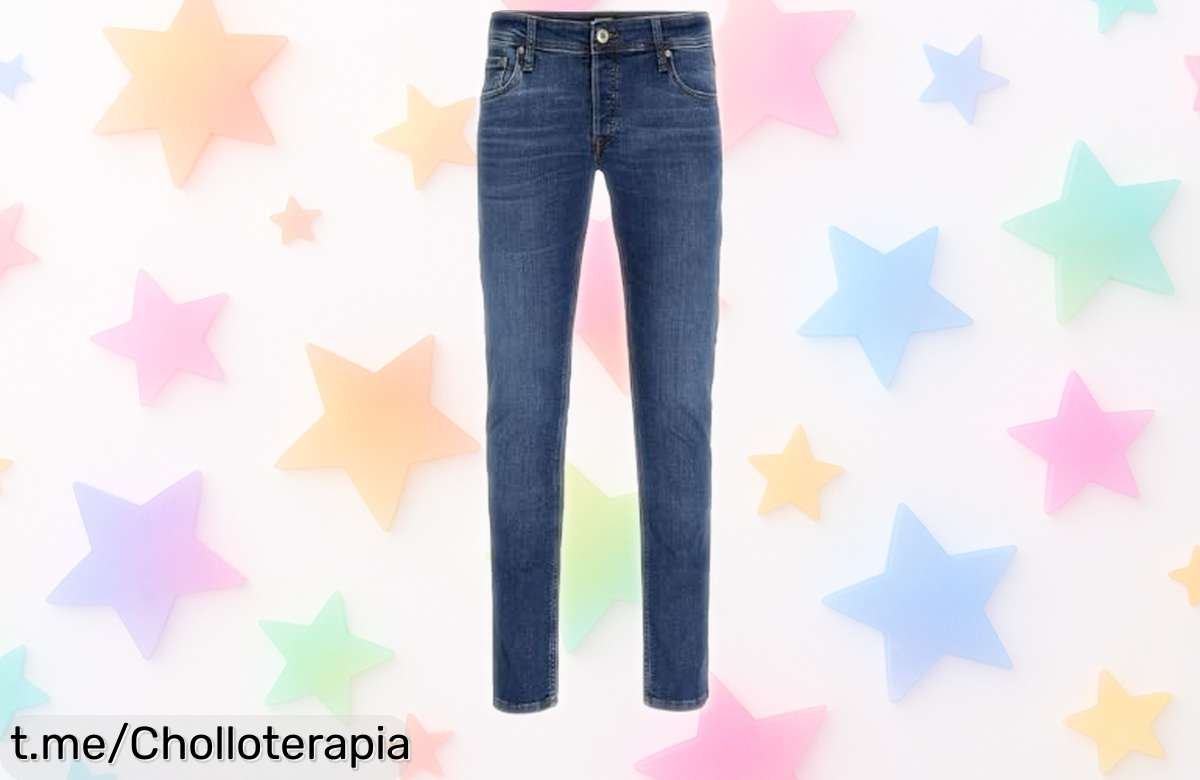 Vaqueros slim Jack & Jones Jjiglenn, ¡un básico indispensable a precio de risa! No dejes pasar esta locura y luce increíble hoy mismo.