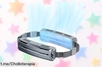 Ventilador de cintura portátil Goshyda que te refresca al instante, aprovecha esta oferta loca y disfruta del verano sin parar. ¡Atrapa el frescor ya!