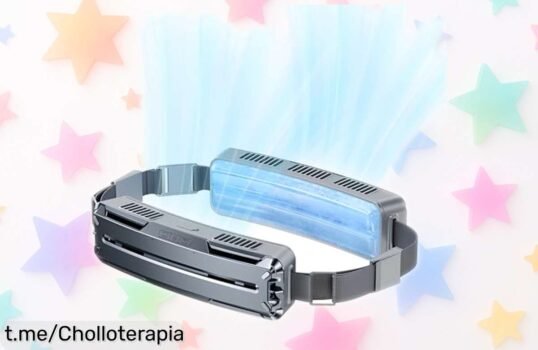 Ventilador de cintura portátil Goshyda que te refresca al instante, aprovecha esta oferta loca y disfruta del verano sin parar. ¡Atrapa el frescor ya!