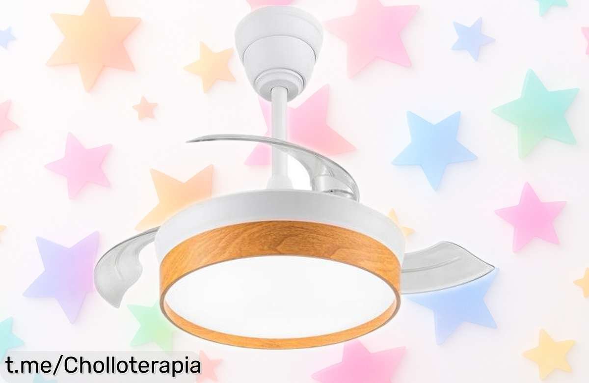 Ventilador de techo Akunadecor Secuoya: ¡ofertón con motor silencioso y mando a distancia! Aprovecha esta locura antes de que se acabe y disfruta del fresquito en casa.