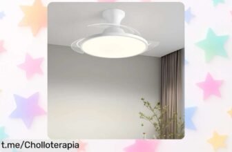 Ventilador de techo extensible con luz LED y hojas invisibles que refresca tu hogar a un precio loco, ¡aprovecha este ofertón inesperado antes de que se agote!