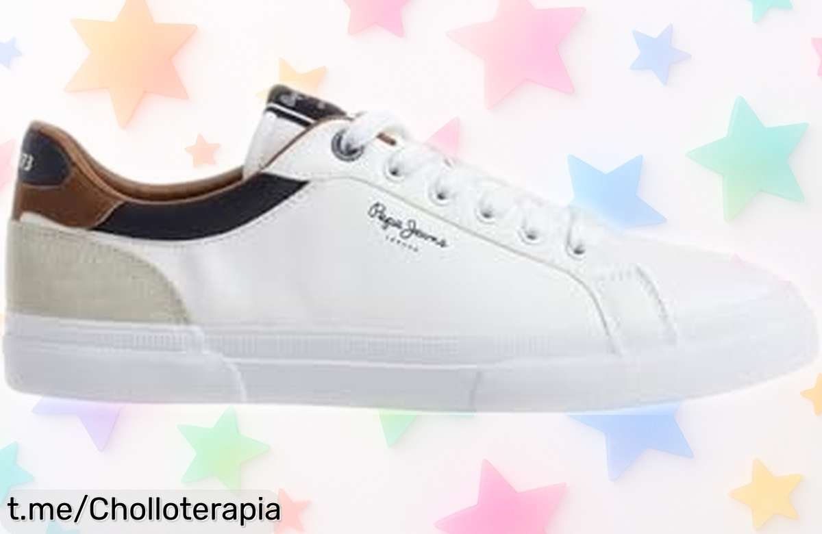 Zapas de piel Pepe Jeans Tribunal De Kenton, diseño moderno y con cierre seguro a un precio regalado que no te puedes perder ¡Hazte con ellas ya!