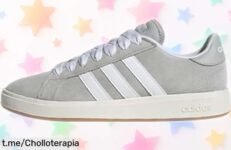 Zapatillas Adidas Grand Court para hombre, súper chollo con diseño clásico y suela cosida resistente que no puedes dejar pasar ya