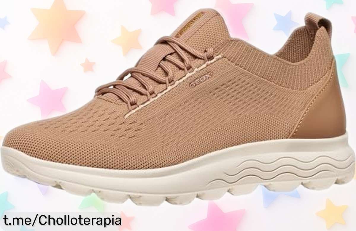 Zapatillas Geox para mujer que combinan estilo y frescura a un precio regalado, ¡corre porque están volando y no querrás quedarte sin ellas!
