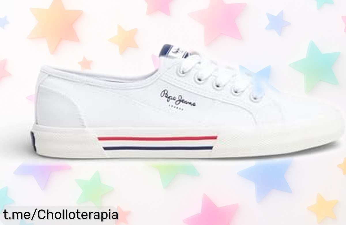 Zapatillas Pepe Jeans Brady Basic con diseño bicolor y suela antideslizante; ¡aprovéchate de este precio loco antes de que se acaben!