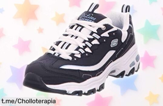 Zapatillas Skechers D'Lites Biggest Fan para mujer a un precio loco, perfectas para seguir tu ritmo diario con estilo. ¡Aprovecha este chollo y dale alegría a tus pies!