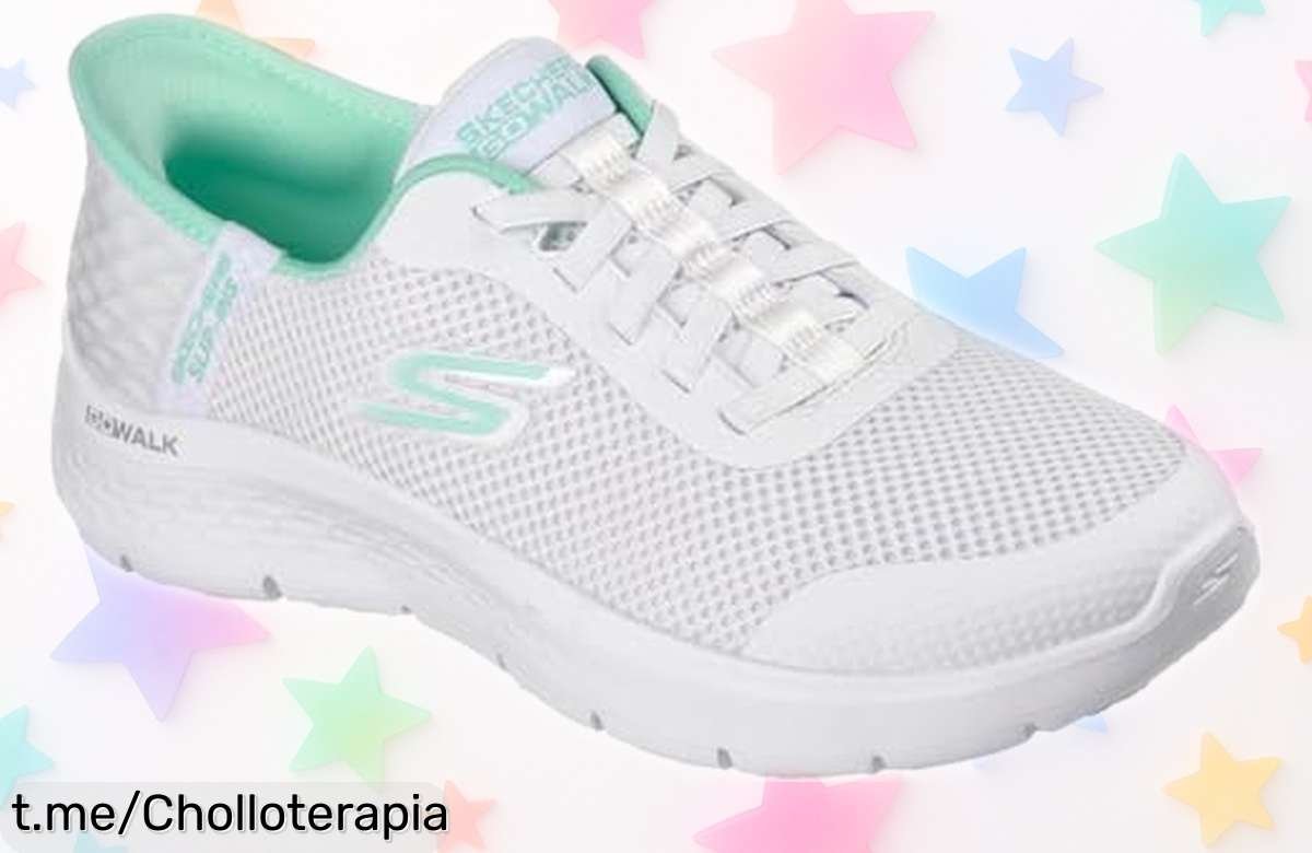 Zapatillas Skechers GO Walk Flex Grand Entry con descuento brutal: frescura y cuidado para tus pies, ¡aprovéchalo antes de que se vayan!