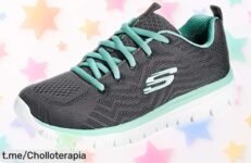 Zapatillas Skechers Graceful Get Connected: impresionantes y ligeras, ¡un ofertón que te hará sentir en las nubes cada paso! No dejes pasar esta oportunidad única.