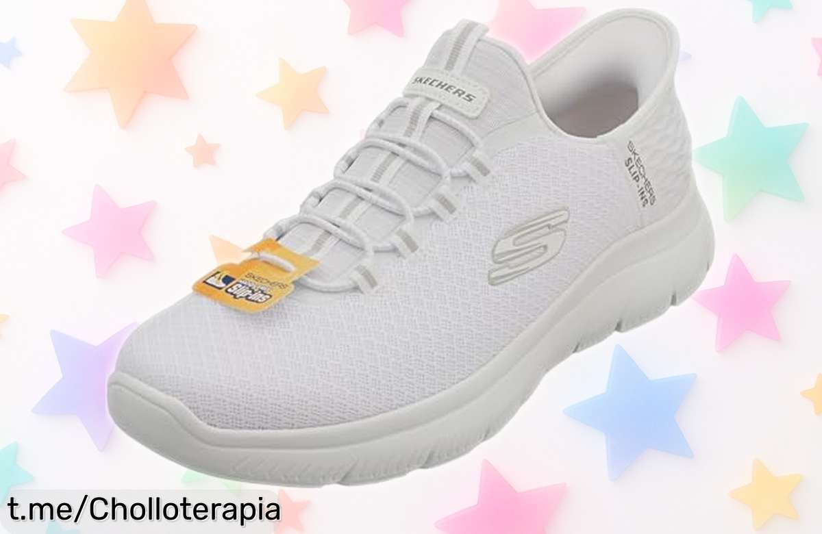 Zapatillas Skechers Summits High Range con suela ligera y plantilla fresca a un precio loco, ¡siente el confort en cada paso y corre a por ellas antes de que volen!