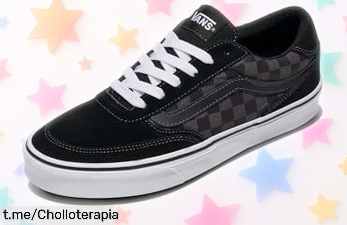 Zapatillas Vans Hombre Brooklyn LS con estampado checkerboard, ligerísimas y a un precio regalado para lucir tu estilo sin parar. ¡No dejes pasar esta oportunidad única!