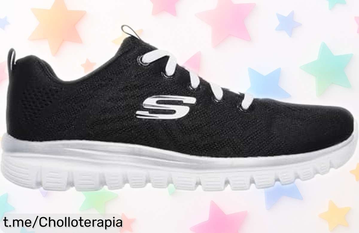 Zapatillas de deporte Skechers Sport para mujer con estilo casual a un precio espectacular que no podrás creer, ¡aprovecha antes de quedarte sin las tuyas!