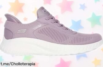Zapatillas de mujer Skechers Bobs Squad Chaos, super chollo con diseño molón y precio rebajado; no te pierdas la oportunidad de lucirlas y sentirte única este verano.