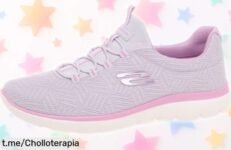 Zapatillas de mujer Skechers Summits Artistry Chic, tan cómodas que querrás usarlas siempre. ¡No te las pierdas a un precio regalado y vívelo al máximo!